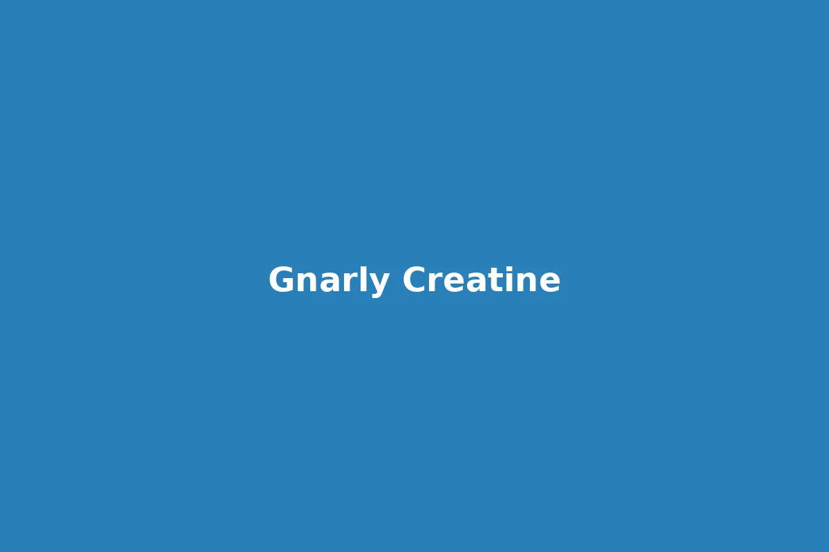 Gnarly Creatine powder scoop with white powder