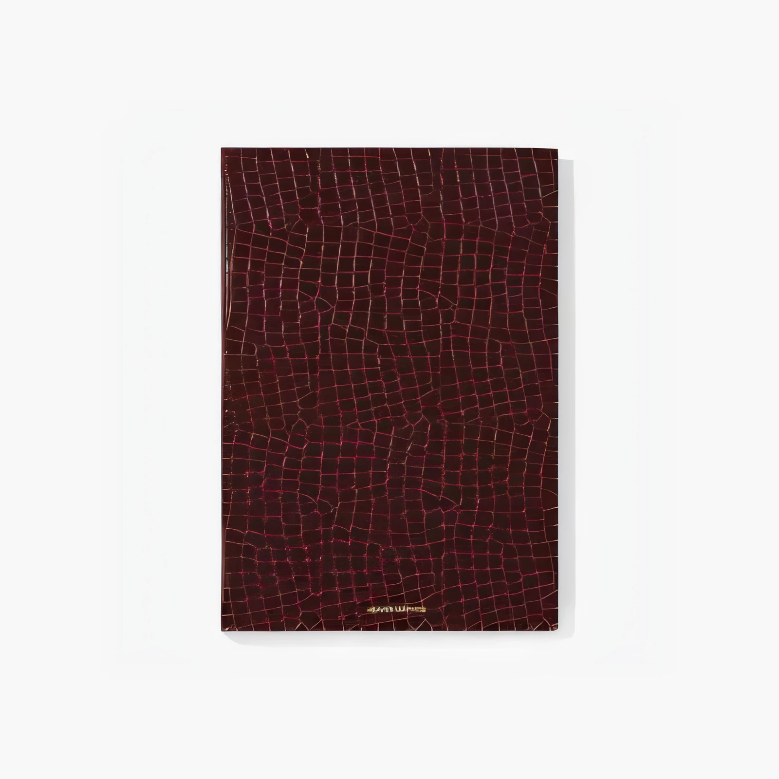 Dark red leather journal for writing out nighttime thoughts